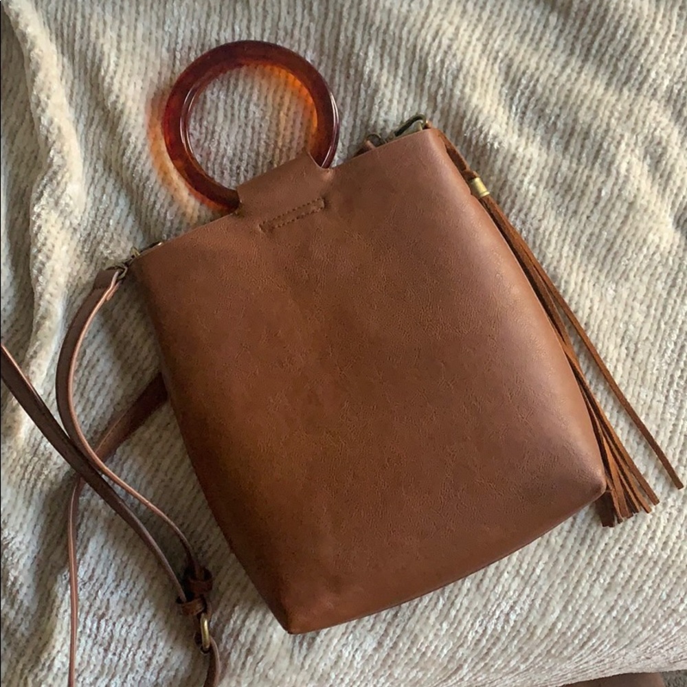 Faux leather bag!